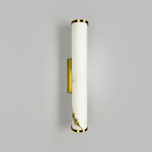 Бра Line F з імітацією мармуру з латунним корпусом Ø6х40 см Арт. WJ366/60*400H - фото 1