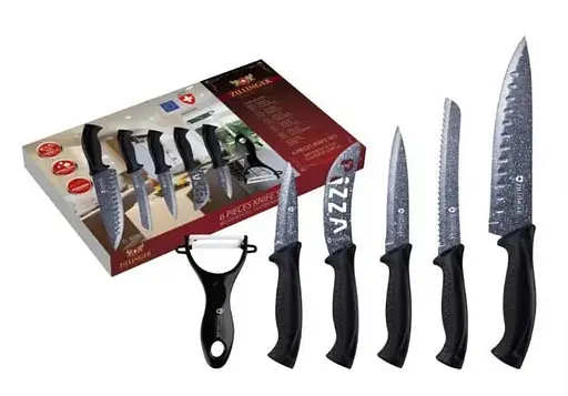 Набор ножей для кухни Zillinger ZL-902 кухонные ножи 6 предметов - фото 1