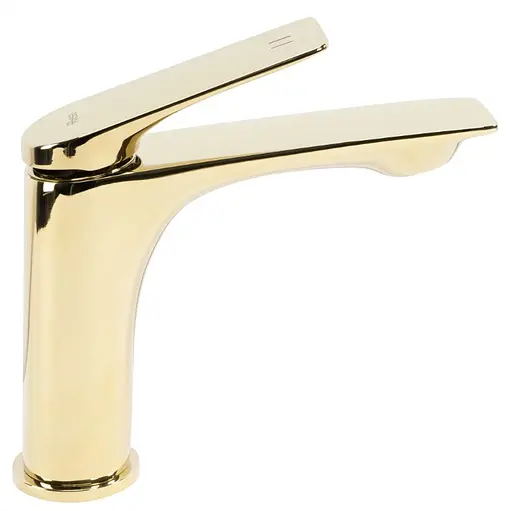 Змішувач для умивальника Rea Avalon gold низький REA-B1118 Золотий - фото 2