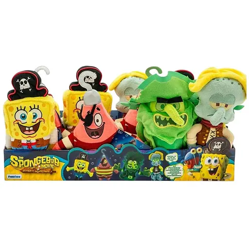 М'яка іграшка Sponge Bob Губка Боб у кіно у пошуках квадратних штанів Сквідвард (FR73120/73107) - фото 3