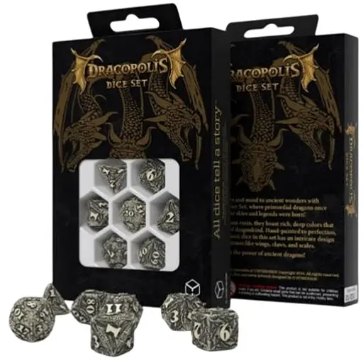 Набор кубиков Dracopolis Dice Set: Scandinavian Blackfang , 7 шт. (SDCP01) - фото 1