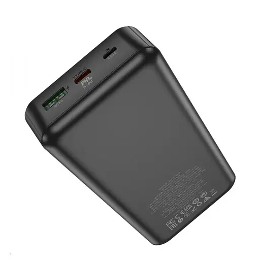 Зовнішній акумулятор HOCO J102A Cool figure PD20W+QC3.0 power bank(20000mAh) Black - фото 4