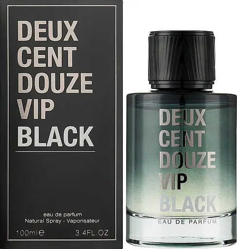 Парфумована вода Fragrance World Deux Cent Douze Vip Black 100 мл