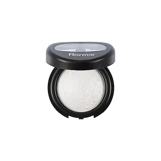 Тіні для повік Flormar Diamonds Baked Eye Shadow, відтінок 01 (White Diamond), 5 г (8000019545080) - фото 1