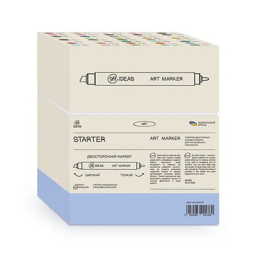 Набір маркерів Starter, 40 шт 99IDEAS - фото 2