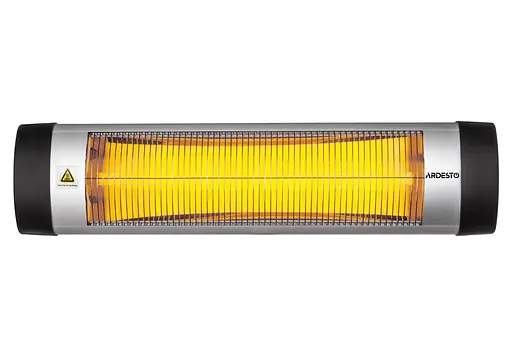 Обігрівач Ardesto інфрачервоний кварцовий, 9м2, 2000Вт, мех. управління, сірийчорний - фото 2