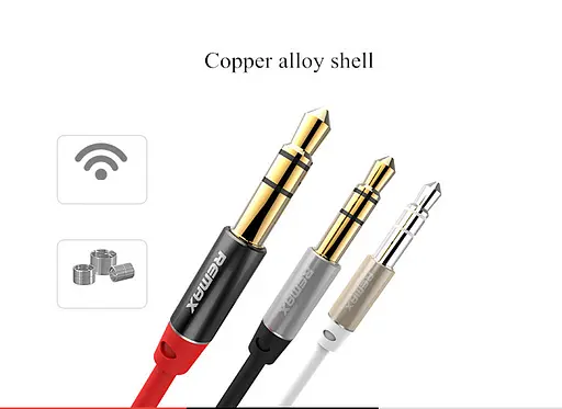 Аудиокабель Remax RL-L100 Aux 3.5 mini-Jack папа папа 1 м - фото 7