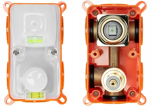 Душова система прихованого монтажу Rea Hyper + Box gold REA-P2001, Золотий - фото 6