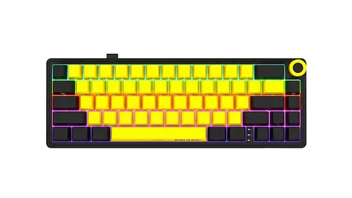 Клавіатура Lorgar KBP70MW Pro Wireless 65% Compact Black Yellow EN/UA (LRG-KBP70MW-YL-US) - фото 5