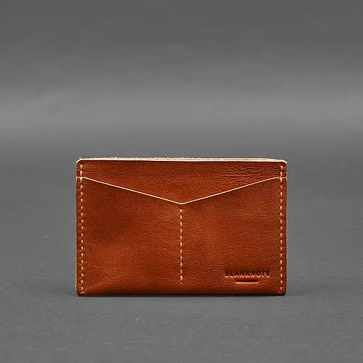 Кожаная обложка-органайзер для документов 6.2 светло-коричневый краст - фото 8