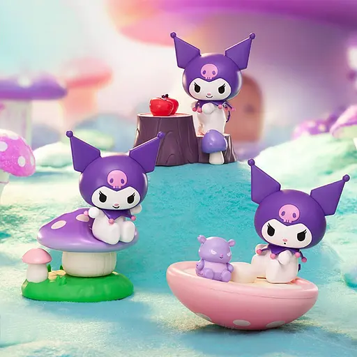 Игрушка-сюрприз Pop Top Kuromi – Сад грибочков механическая в ассортименте (25MDL-001) - фото 3