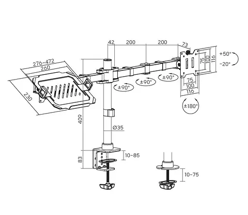 Кронштейн OfficePro MA113B MA113B - фото 5