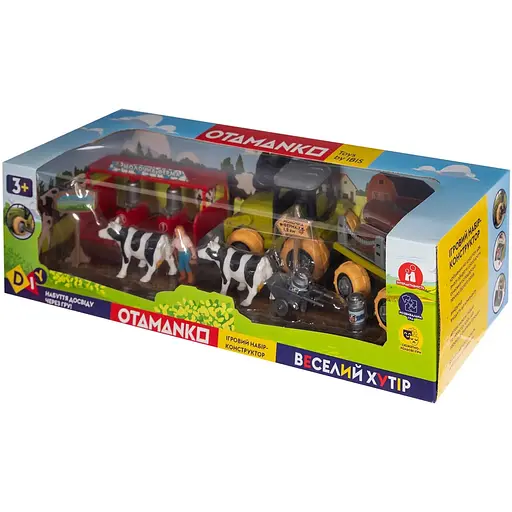 Игровой набор Otamanko Веселый хутор трактор и молочная ферма с коровами - фото 4