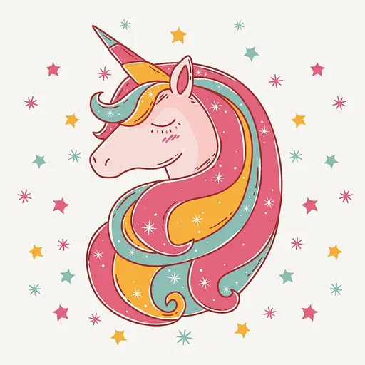 Розпис на полотні "Мрійлива єдиноріжка" Art Craft 15001-AC 30х30 см - фото 1