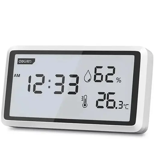 Електронна метеостанція — годинник термометр гігрометр Yopin Deli DL336001