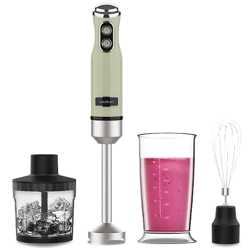 Блендер Cecotec Power Retro 1200MAX Cream&Crush Green - фото 1