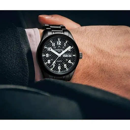 Часы мужские наручные Carnival Black Jack (Черные) - фото 5