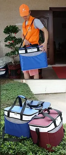 Туристическая термосумка DT-4245 (Синяя) - фото 6