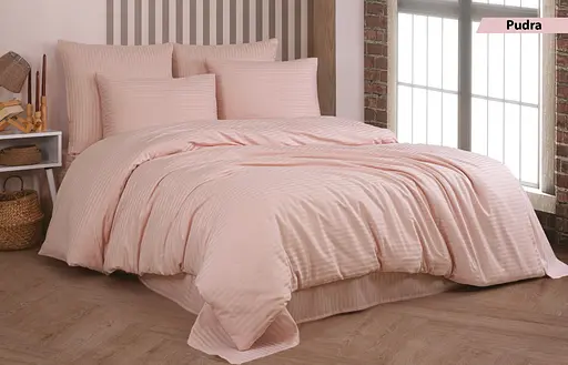 Постільна білизна Pudra Сатин-Stripe Cotton Shine pbe0051269 - фото 1