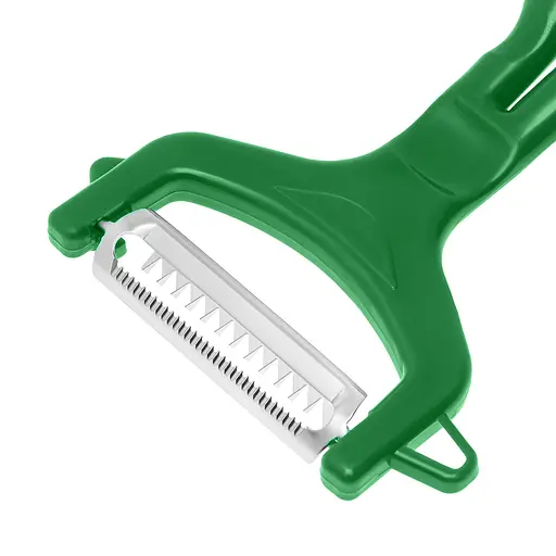 Ніж для нарізки соломкою овочів та фруктів (для корейської моркви) 13 см Зелений 85037 - фото 6