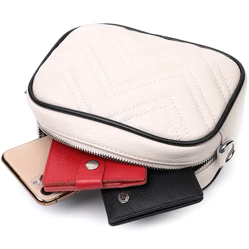 Кожаная сумка женская Vintage 20х13х7 см sum0024711 - фото 5