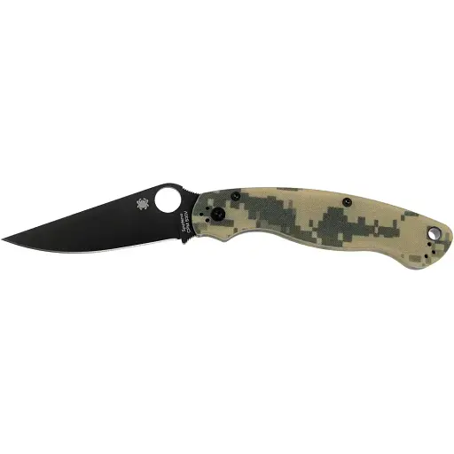 Нож Spyderco Military 2 Black Blade Camo