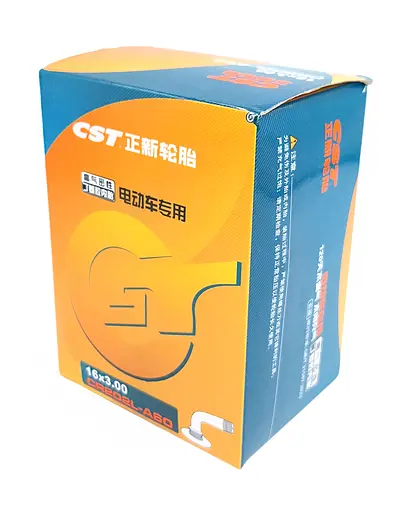 Камера велосипедна CST 16x3.0 кутовий ніпель (90 градусів) AV 32 мм фет-байк (G0001772) - фото 2