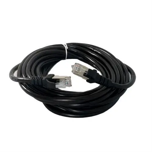 Патч-корд 5 м, FTP, черный, Extradigital, Cat.6a, CCA, PVC (KBP1867)