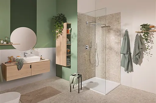 Душевая система скрытого монтажа Grohe Grohtherm Cube с Rainshower Mono 310 Cube 34868000, Хром - фото 7