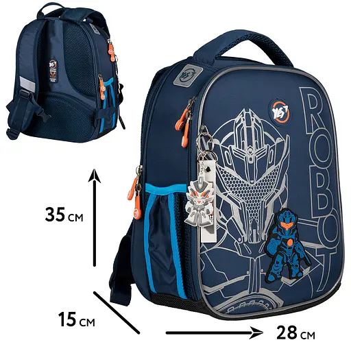 Рюкзак шкільний каркасний Yes Fighter H-100 - фото 2