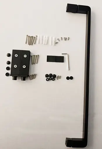 Душова кабіна без піддону Mixxus Premium Bevel SC01-90x90x195-TR Black прозоре скло 6 мм MI6864, Чорний матовий, Універсальна, прозорий - фото 4