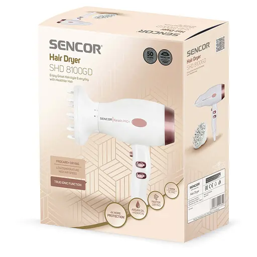 Фен Sencor SHD 8100GD - фото 12