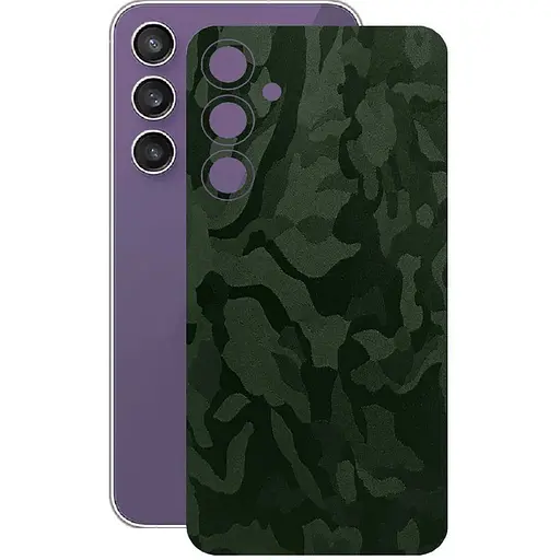 Захисна плівка StatusSKIN для Samsung Galaxy S23 FE S711 Корпус Вініл Камуфляж зелений - фото 1