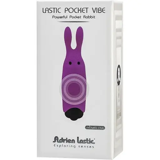 Вибропуля Adrien Lastic Pocket Vibe Rabbit Purple - фото 5