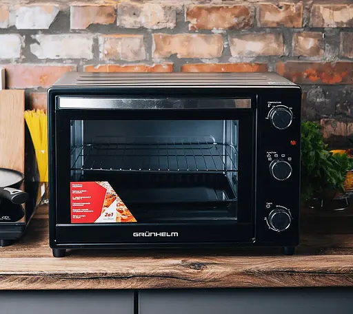 Настільна електрична духовка Grunhelm GN42AВ [81442] - фото 7