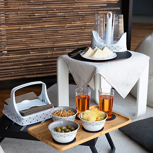 Тримач для стаканів TOSCA біло-синій (55901) - фото 3