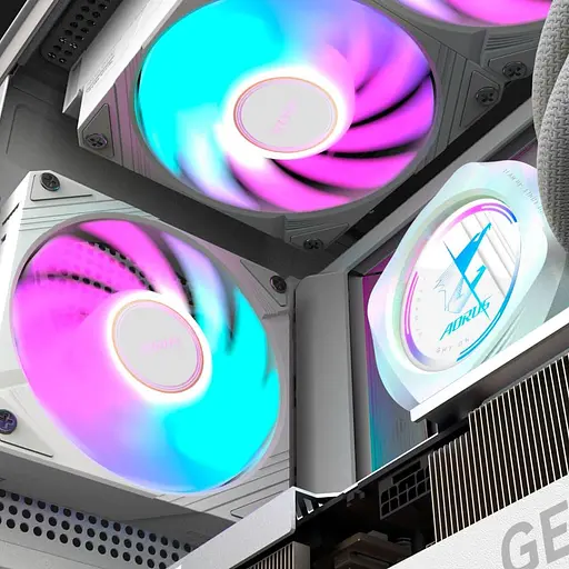 Вентилятор Gigabyte AORUS EZ CHAIN FAN 120 White (GP-ECFAN1201 ICE) - фото 5