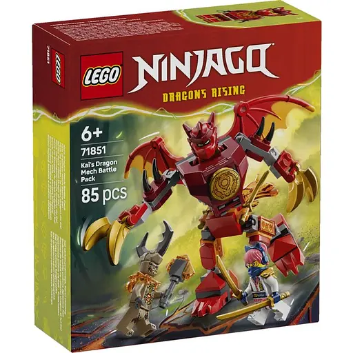 Конструктор LEGO Ninjago Боевой набор работа Дракона Кая 85 деталей (71851)