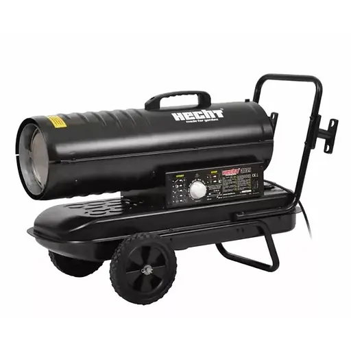 Дизельна теплова гармата HECHT 3021 20 кВт, площа обігріву 166 кв.м., підлоговий, чорний - фото 1