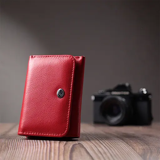 Кожаный женский кошелек ST Leather 11.5х8.5х2 см acs0029435 - фото 9