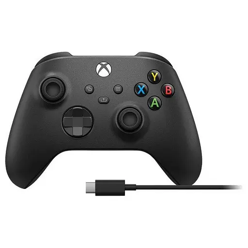 Геймпад Microsoft Xbox Series X/S Wireless Controller Carbon Black + USB Cable (XOA-0010 1V8-00002) - фото 3
