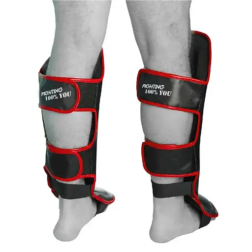 Захист гомілки та стопи Power Play 3052, Black/Red - XL - фото 3