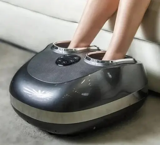 Массажер для ног Benbo F-907-lux (с подогревом) Розовое золото - фото 3