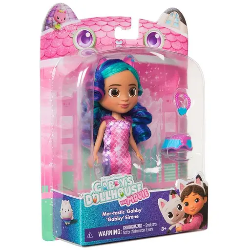 Ляльковий будиночок Gabby's Dollhouse Габбі у кіно: Лялька Габбі Русалонька (SM36278/6137) - фото 2