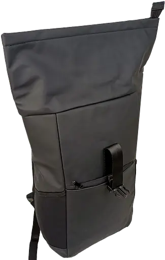 Прорезиненный молодежный рюкзак 18L Rolltop-Rucksack черный LS sum0028840 - фото 6