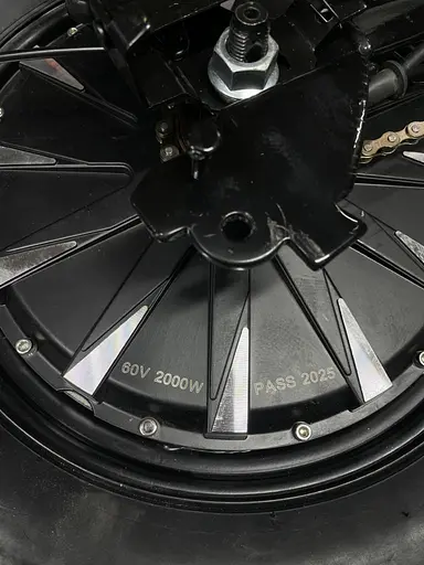 Электровелосипед двухместный Minako Monster (2000W 60V 36Ah) + Тормоз гидравлика Красный - фото 8