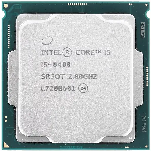 Процессор Intel Core i5 8400 (CM8068403358811) (Socket 1151 v2, 6T, 4.0 ГГц, Tray) Б/у - фото 1