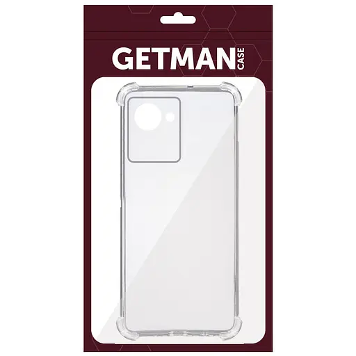 TPU чохол Getman Ease logo посилені кути Full Camera для Realme C30 Безбарвний прозорий - фото 4