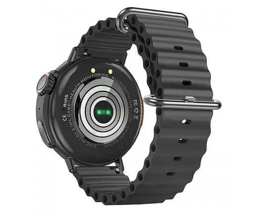 Розумний годинник Hoco Smart Sports Watch Y18 call version з функцією дзвінка чорний (6942007605243) - фото 2