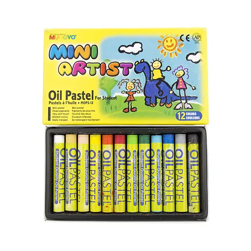 Пастель олійна Mungyo Mini MOPS-12 12 кольорів - фото 3